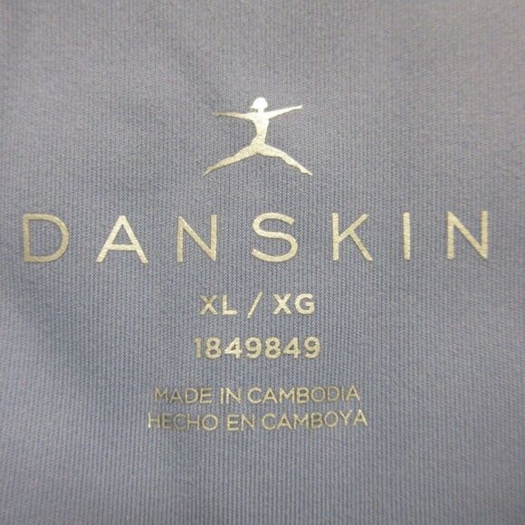 DANSKIN High Waist Leggings Tights Sz XL (16) High Rise Infinity Blue Purple NWT - Picture 7 of 11
